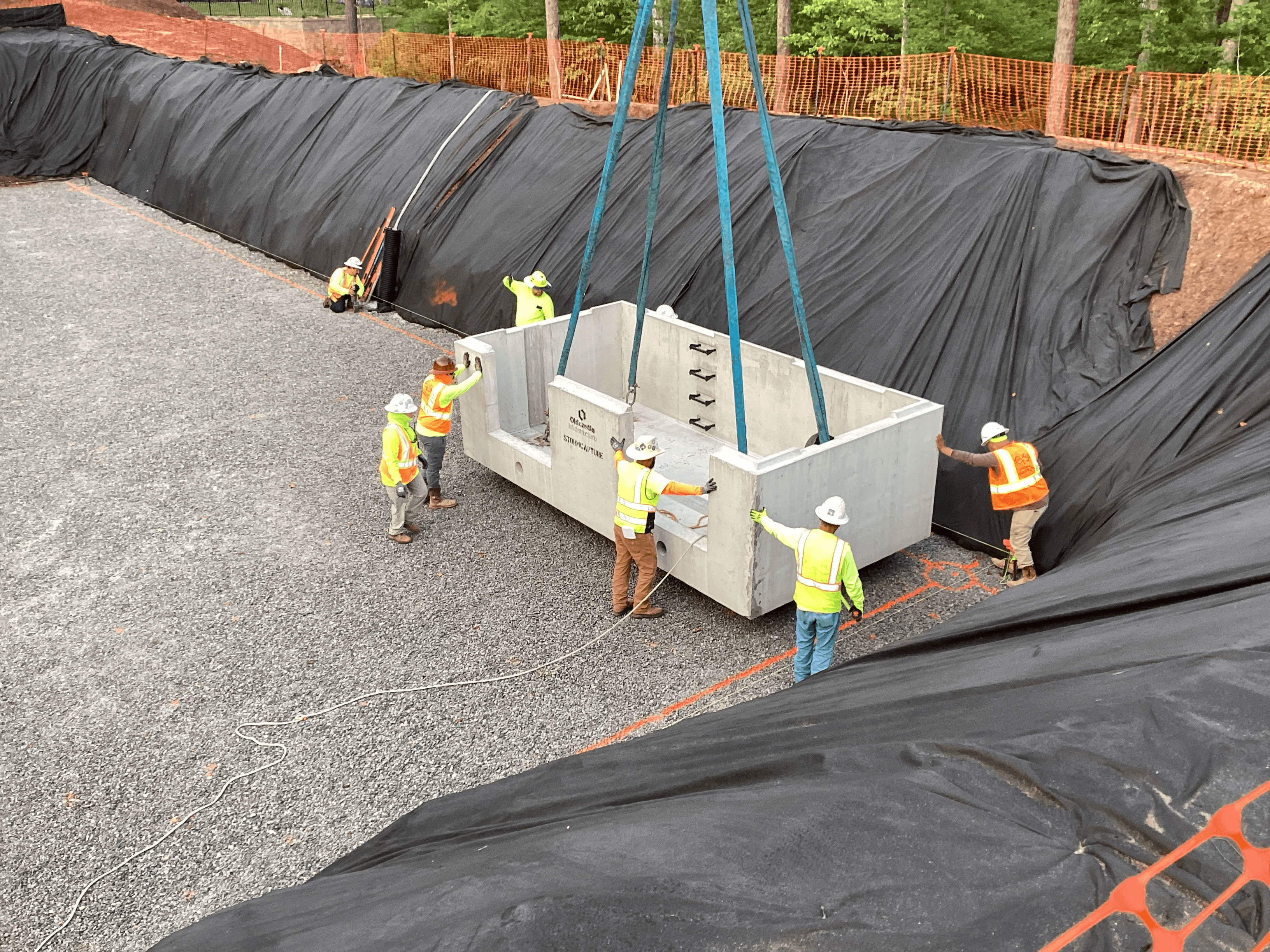 Sullivan Eastern team working on a construction project